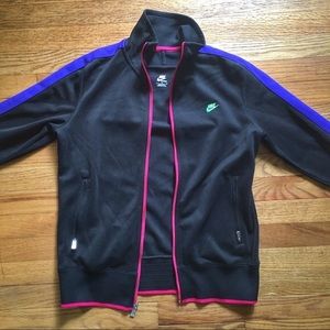Nike Neon Jacket Black Pink Purple